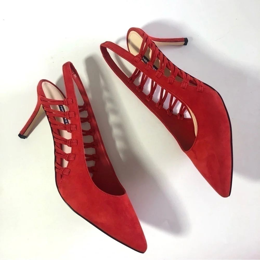 Nine West Milia Slingback Side Cutout Pump